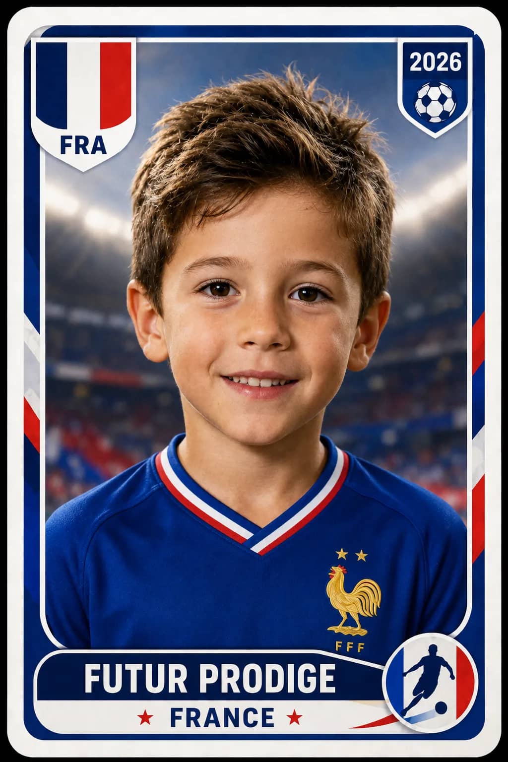 Bento, la future star, portant le maillot du Brésil